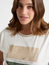 T-Shirt mit Blätterdruck image number 3