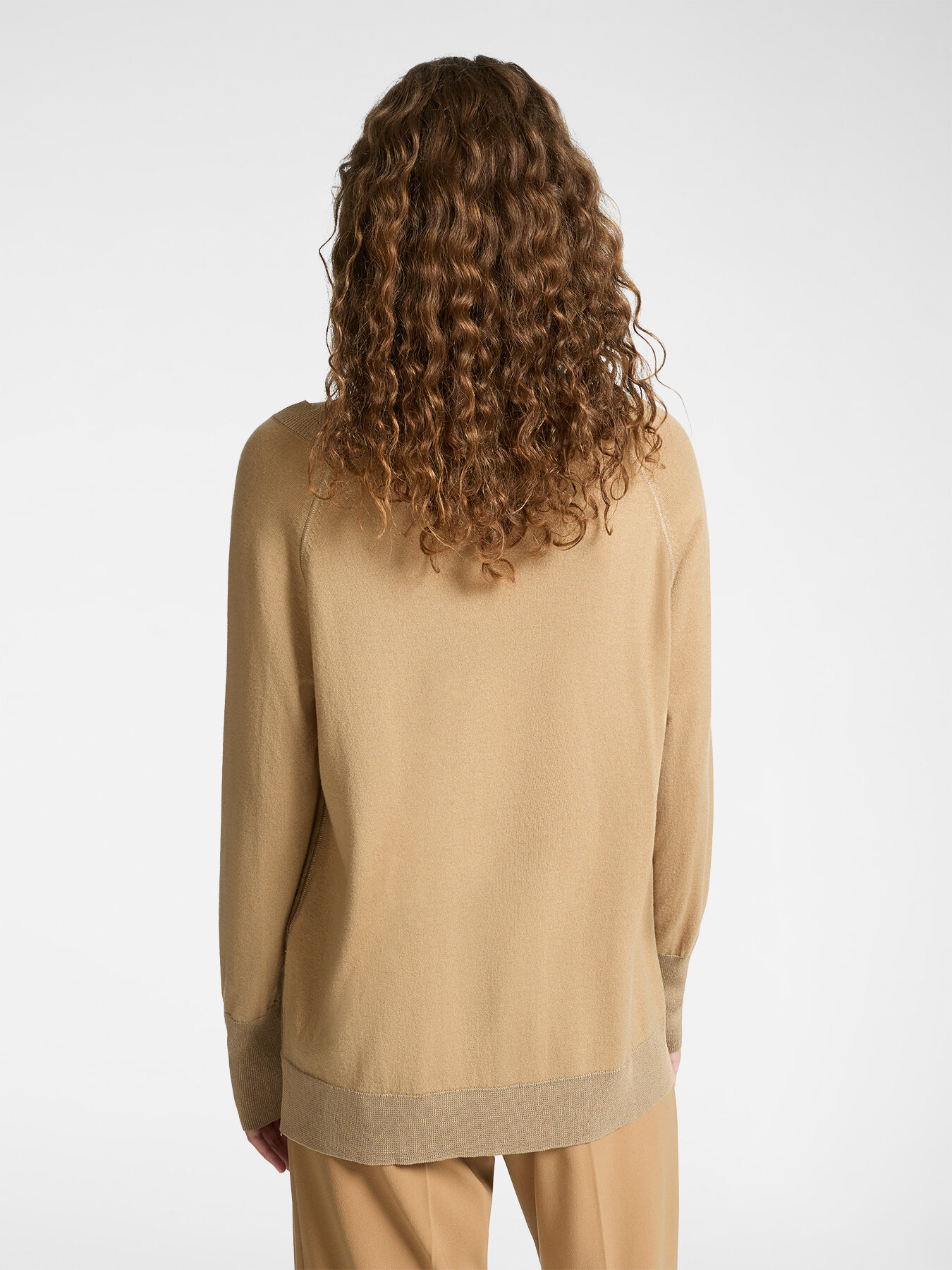 Soft touch sweater with buttons image number 1