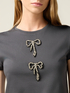 T-shirt with jewel charms image number 2