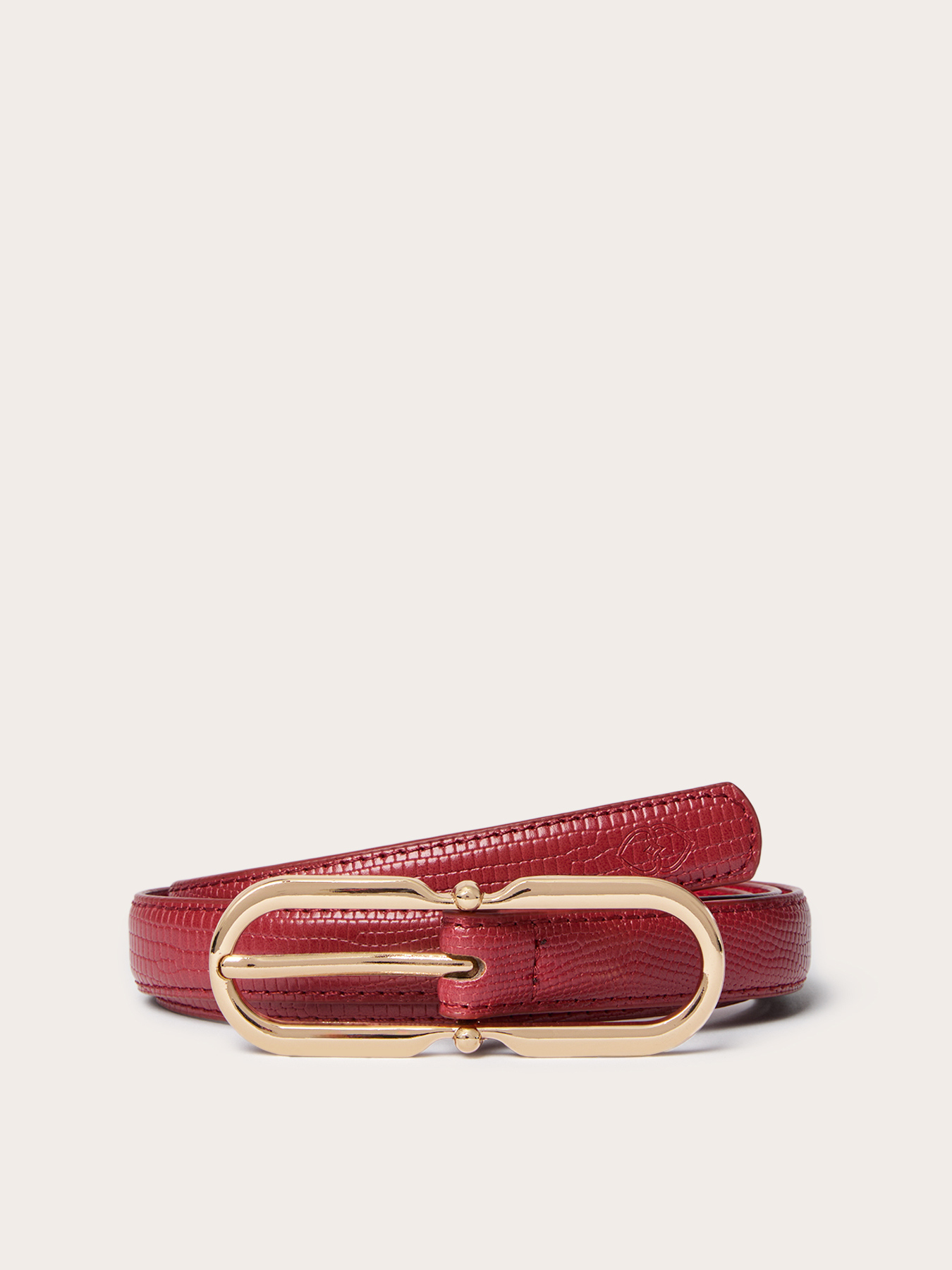 Lizard belt with buckle image number 1