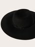 Cappello con fiocco gioiello in lana cotta image number 2