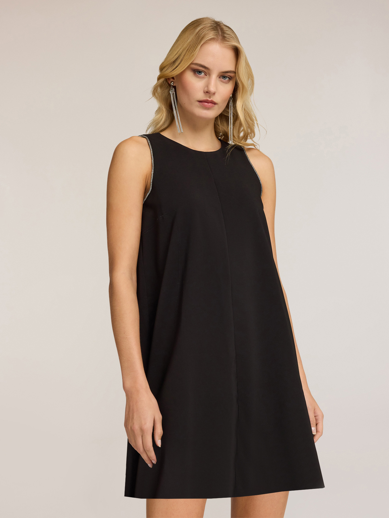 Rochie evazată fără mâneci image number 2