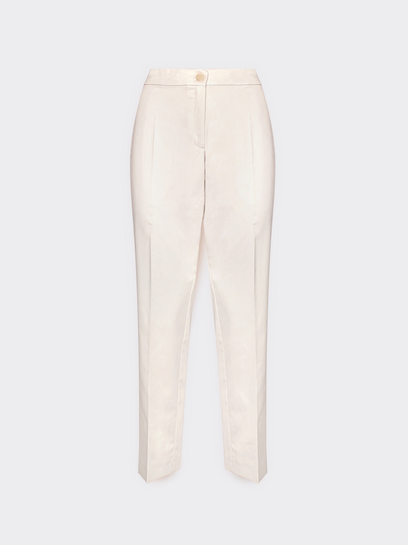 Pantaloni dritti in raso stretch image number 4