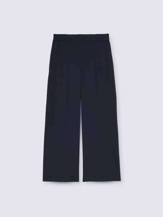 Pantalones cropped en punto Milano
