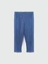 Straight linen trousers image number 4