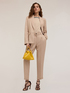Blazer monopetto misto lino image number 0