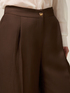 Pantaloni palazzo misto lino image number 2