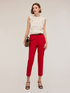Regular fit trousers in technical fabric image number 0