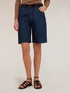 Bermudashorts aus Denim-Leinen-Mischgewebe image number 2