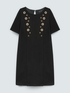 Kleid aus Punto Milano mit &Ouml;sen image number 3