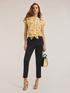 Korean-style shirt with floral print image number 2