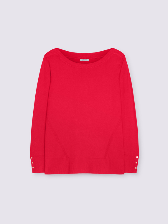 Langarmshirt mit Carmenausschnitt