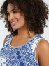 Jersey-Top mit Bandana-Print image number 3