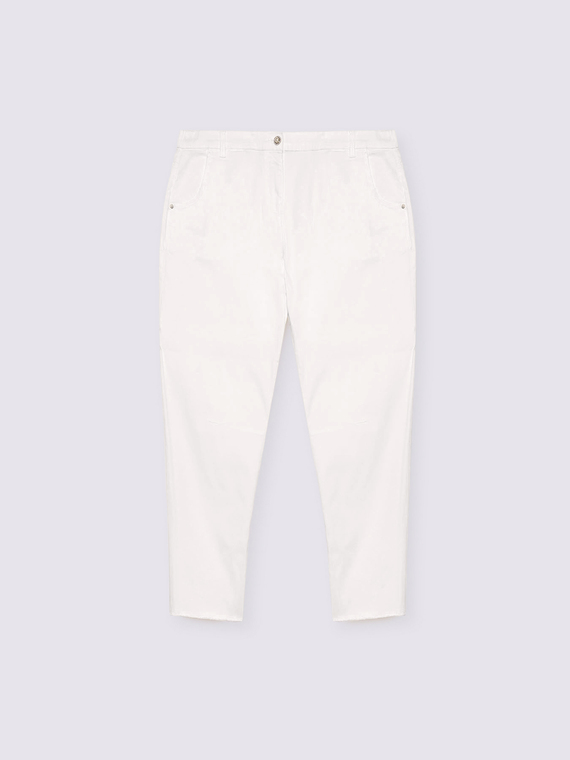 Moon fit trousers in cotton blend