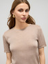 T-shirt en maille fine mélange viscose image number 2