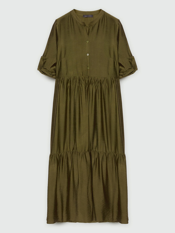 Long flounced dress