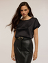 Bi-material T-shirt image number 2