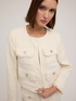 Tweed-Jacke mit Lurex und Taschen image number 3