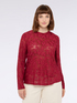 Spitzen-T-Shirt mit Blumenmuster image number 0