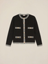 Jacket-style cardigan image number 3