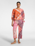 Blusa misto lyocell stampata image number 2