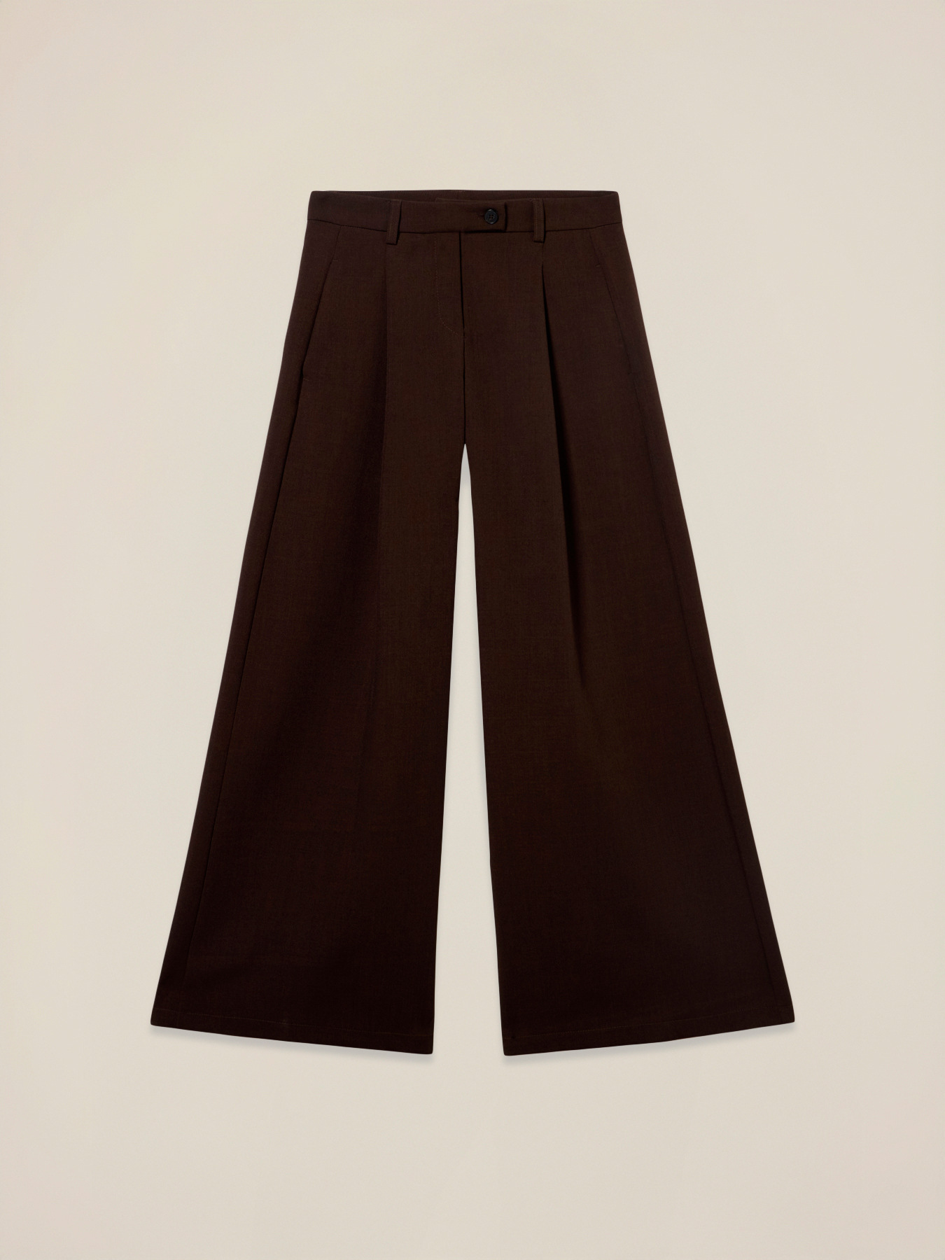 Palazzo pants with pleats image number 4