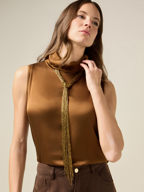 Colier multifir cu nod