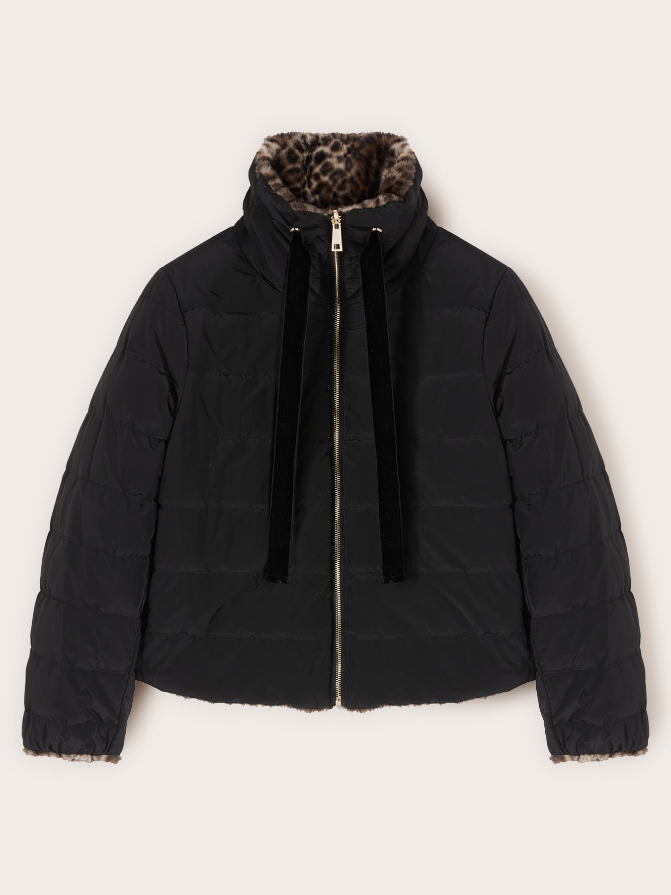 Jachetă cu efect de blană reversibilă image number 6