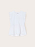 Camiseta sin mangas con inserto de bordado inglés image number 4