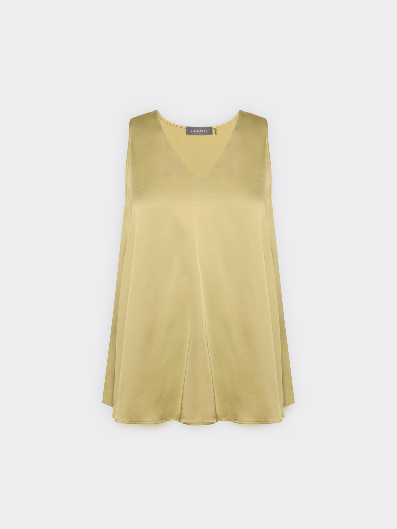 Top en satin de viscose image number 4