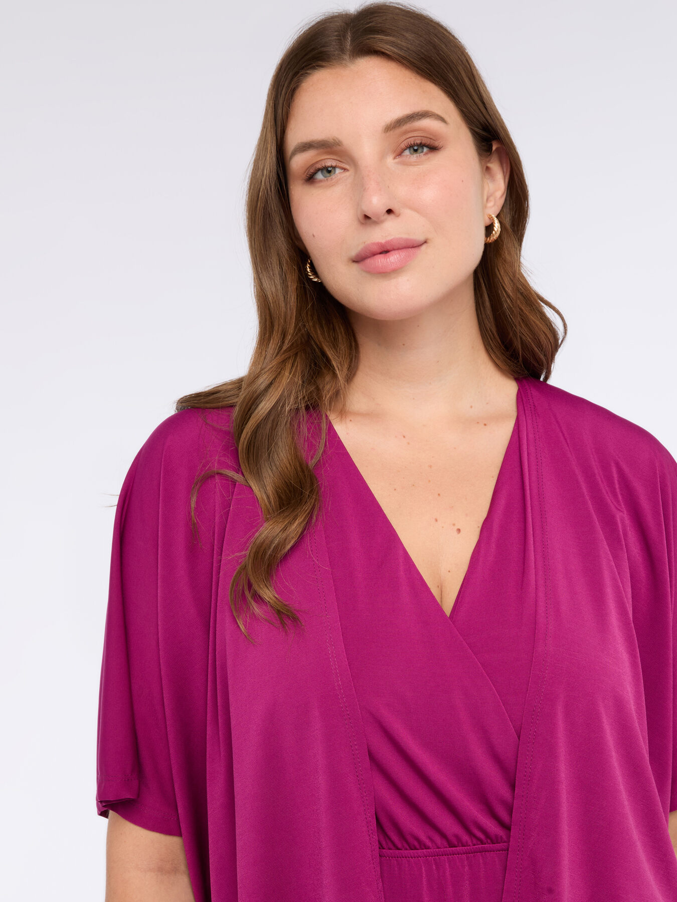 Jersey shrug with kimono sleeves image number 3