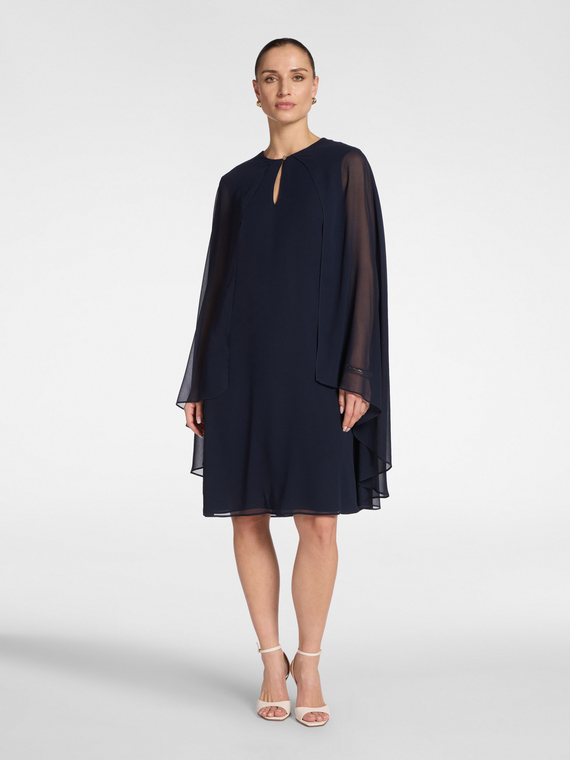 Layered georgette dress