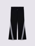 Flared knit pants in viscose blend image number 4