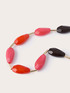 Long necklace with resin stones image number 2