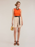 Viscose shorts with pleats image number 0