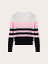 Striped viscose blend sweater image number 4
