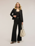 Pantalon palazzo en polyester viscose image number 0