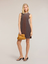 Rochie linie A din tricotaj pliseu image number 0