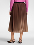 Pleated gradient skirt image number 1
