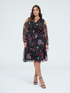 Dream Kleid mit Blumendruck und Cut-outs image number 2