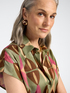 Blusa in viscosa stampata image number 3