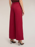 Pantaloni cropped din twill de bumbac image number 1