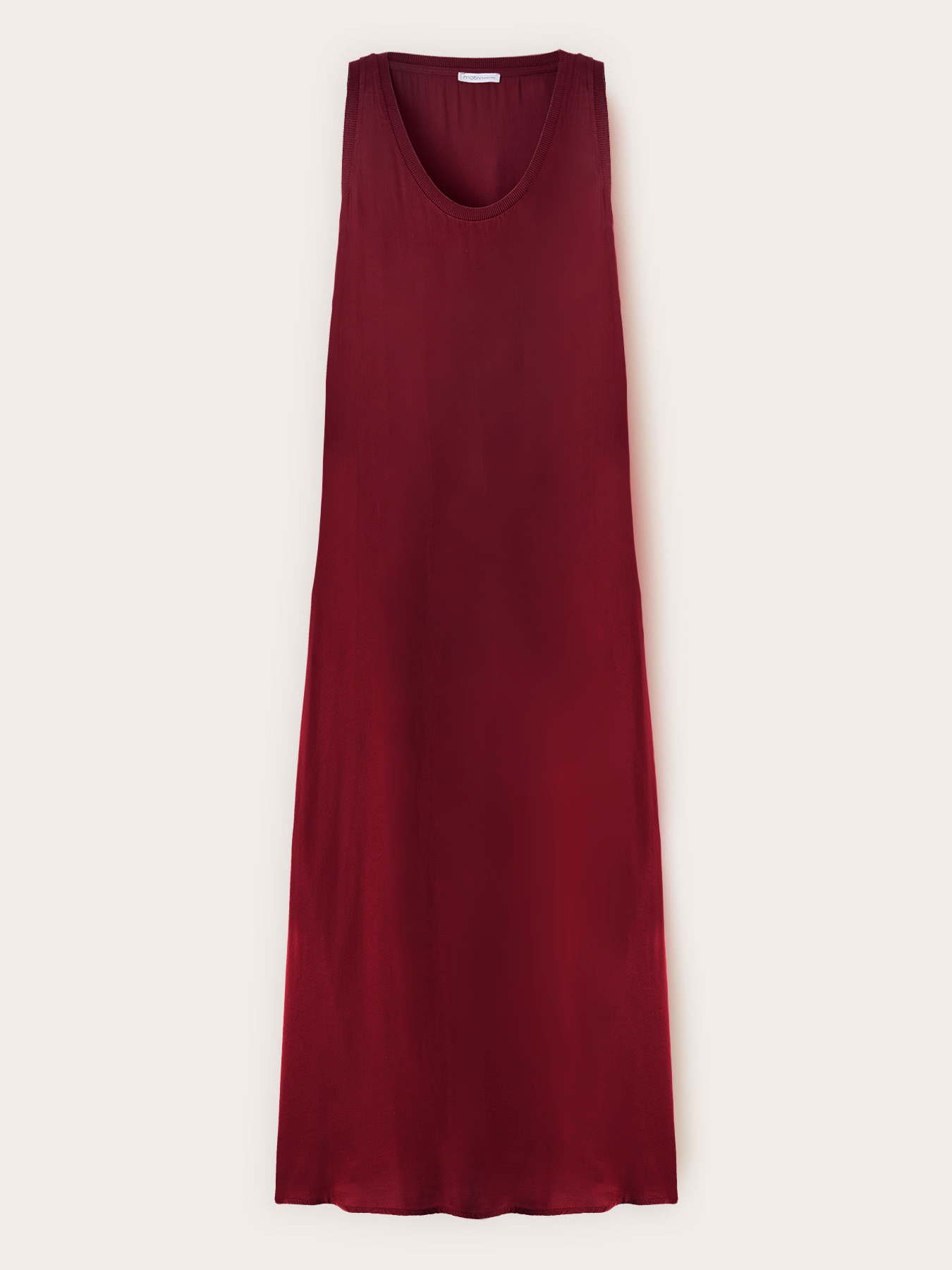 Robe oversize en satin de viscose image number 4