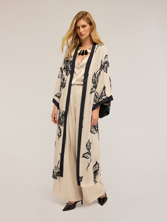 Kimono in viscosa fantasia