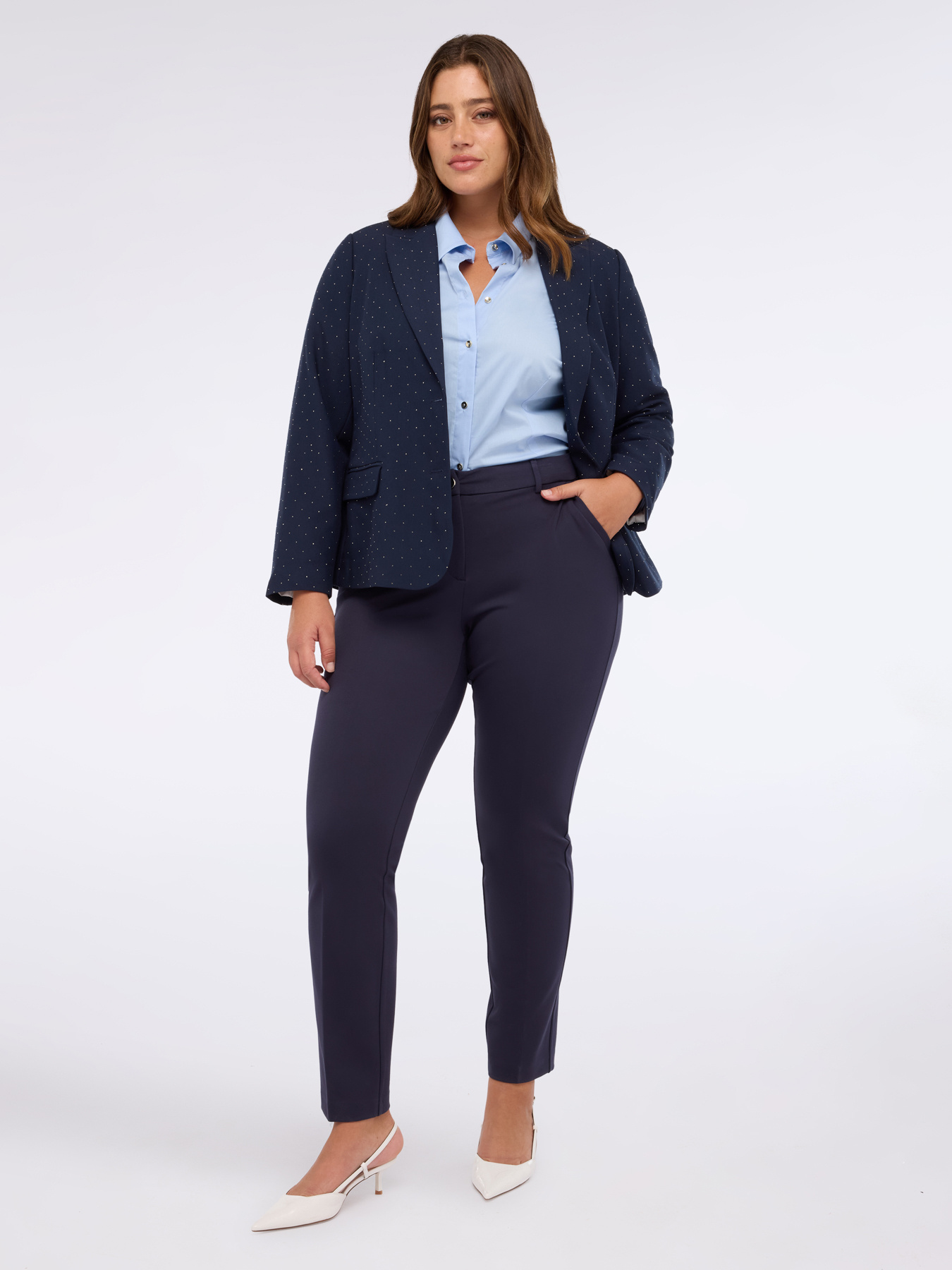 New York pants in Milano stitch image number 0