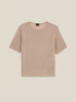 T-shirt en maille fine mélange viscose image number 3