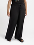 Satin palazzo trousers image number 2