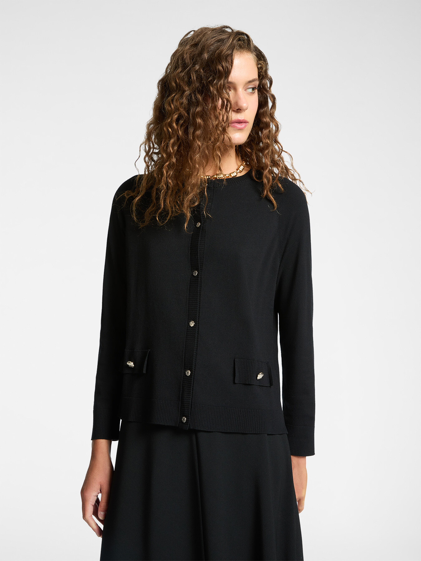 Buttoned cardigan image number 0