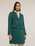 Knitted wool blend coat image number 3