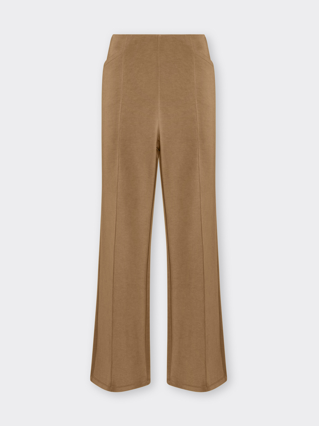 Pantaloni palazzo in scuba image number 4